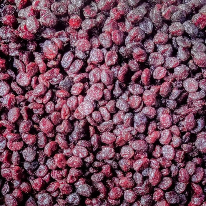 Organic cranberries