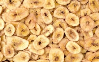 Sweetened banana chips