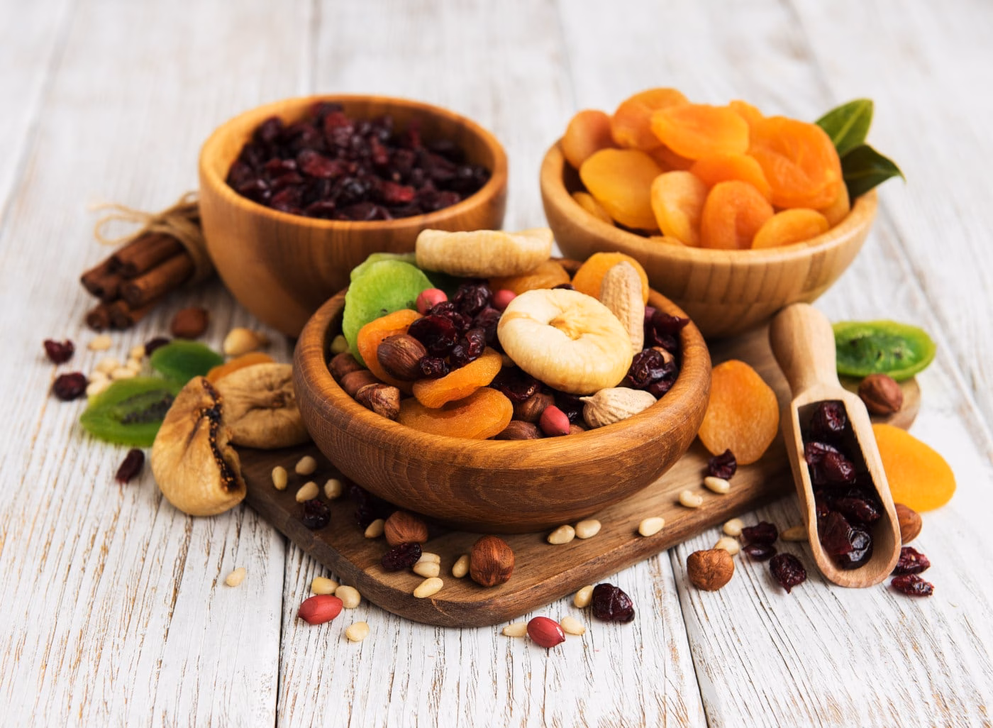 Mixed dried fruits Bio-Trockenfrüchte
