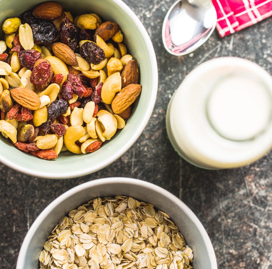 nuts with oat