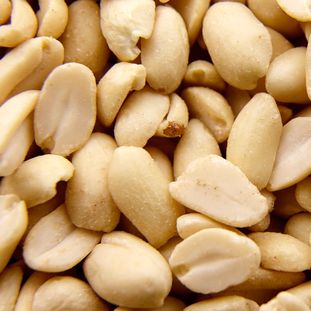 Peanuts roasted unsalted